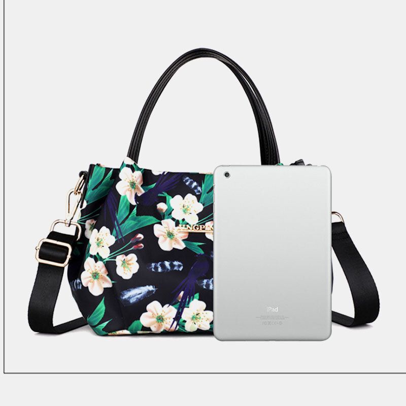 Bolso Bandolera Estampado De Flores De Moda Para Mujer