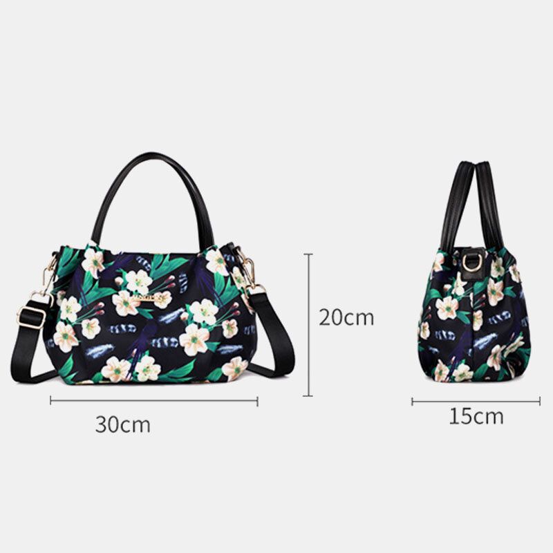 Bolso Bandolera Estampado De Flores De Moda Para Mujer