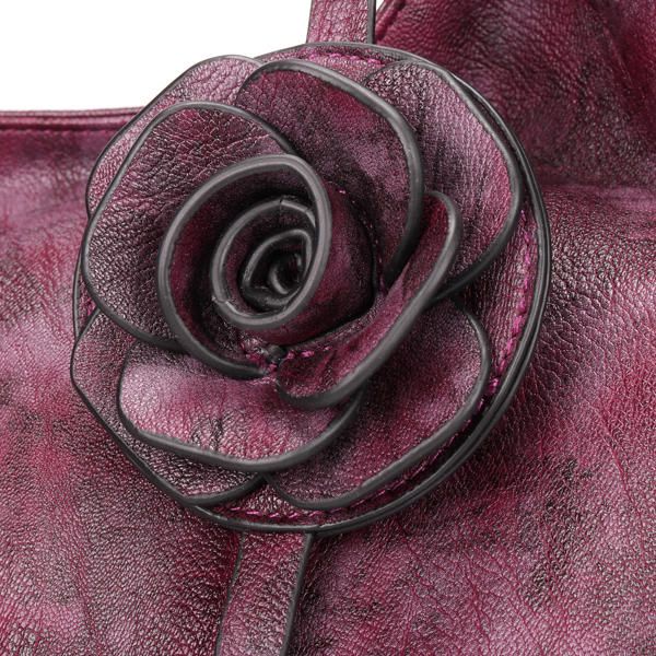 Bolso Bandolera Floral Vintage De Estilo Nacional Para Mujer