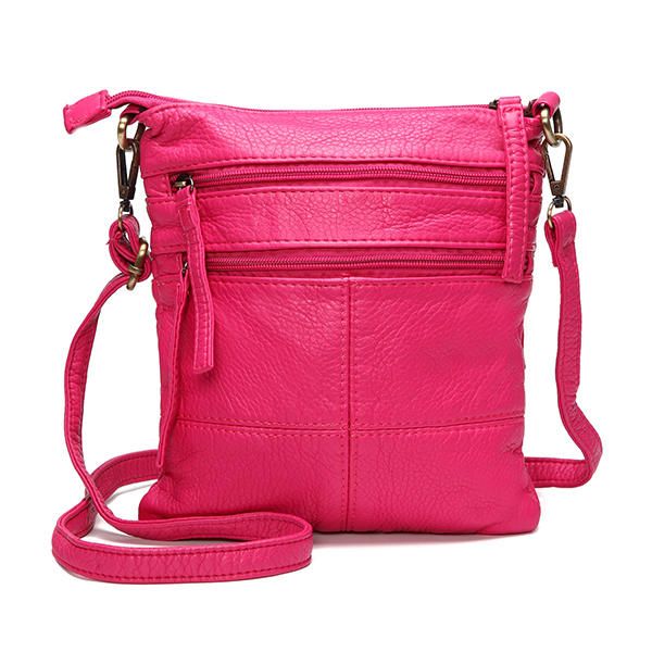 Bolso Bandolera De Gama Alta De Pu Suave Para Mujer Bolso Pequeño Bolso De Hombro Informal