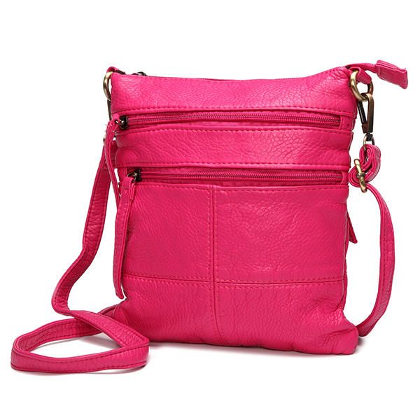 Bolso Bandolera De Gama Alta De Pu Suave Para Mujer Bolso Pequeño Bolso De Hombro Informal