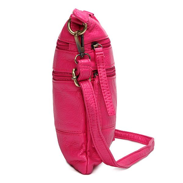 Bolso Bandolera De Gama Alta De Pu Suave Para Mujer Bolso Pequeño Bolso De Hombro Informal