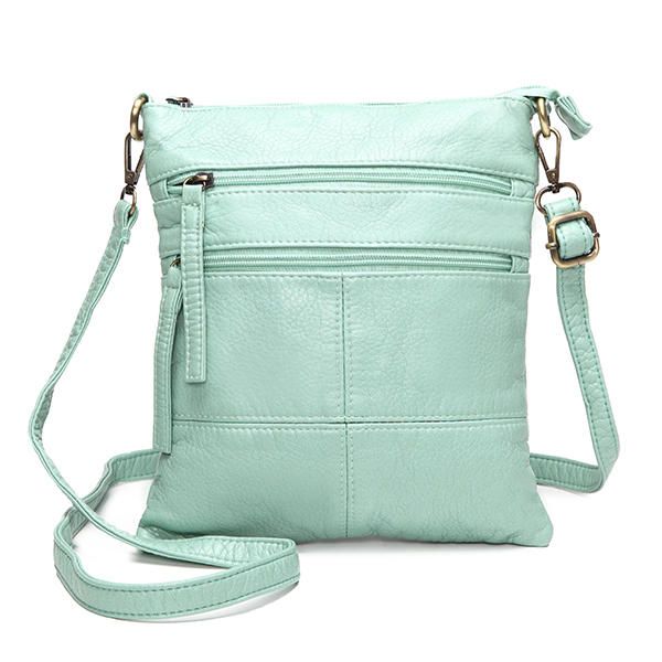 Bolso Bandolera De Gama Alta De Pu Suave Para Mujer Bolso Pequeño Bolso De Hombro Informal