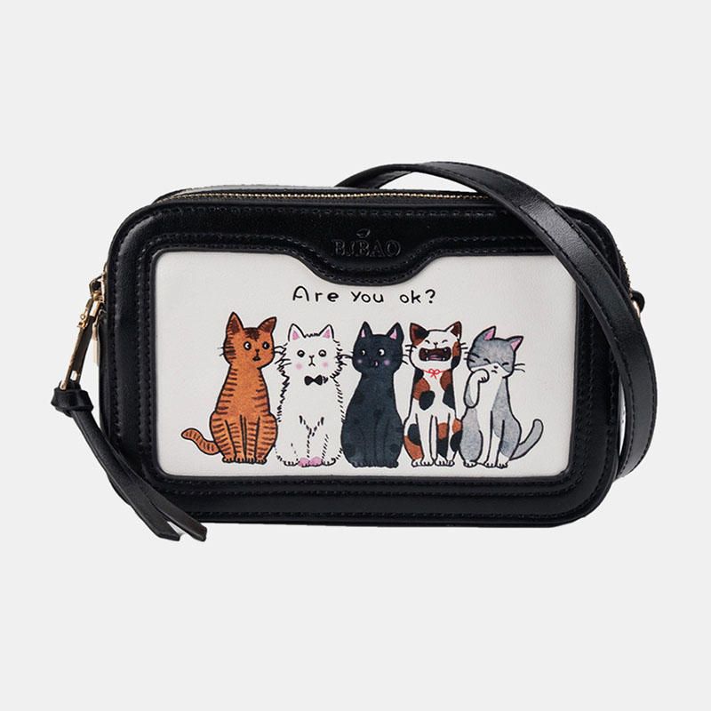 Bolso Bandolera De Gato Casual Lindo De Moda Para Mujer