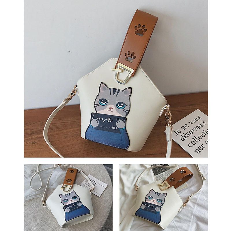 Bolso Bandolera De Gato Lindo A La Moda Para Mujer Bolso Bandolera