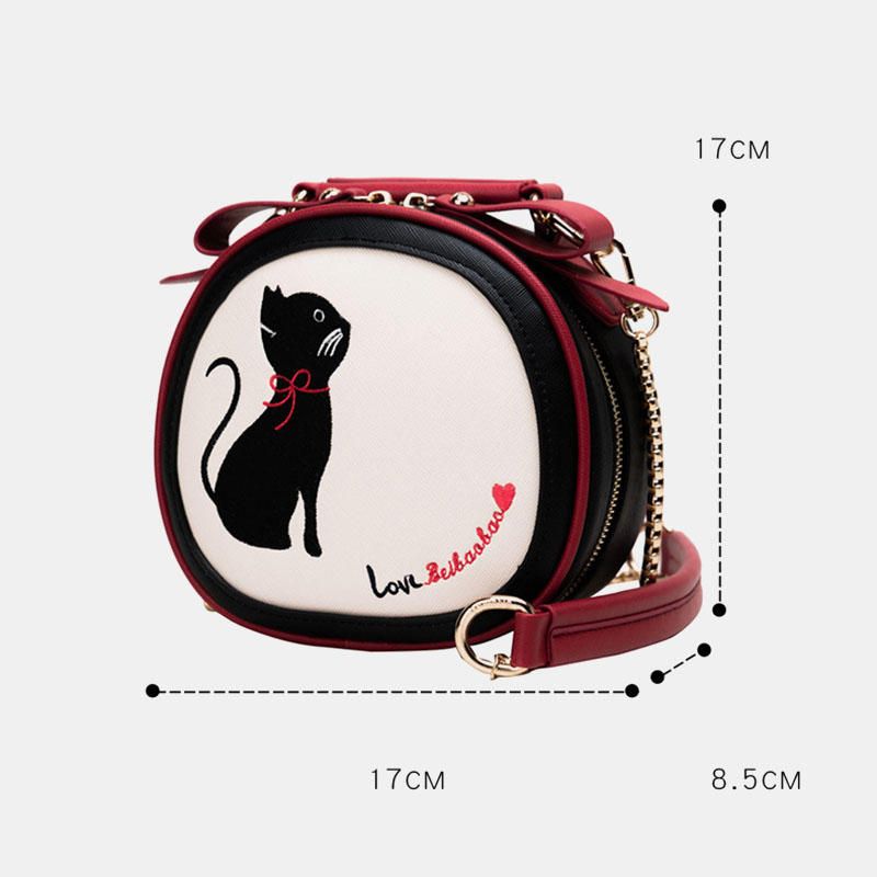 Bolso Bandolera De Gato Lindo A La Moda Para Mujer Bolso Bandolera Para Compras Diarias