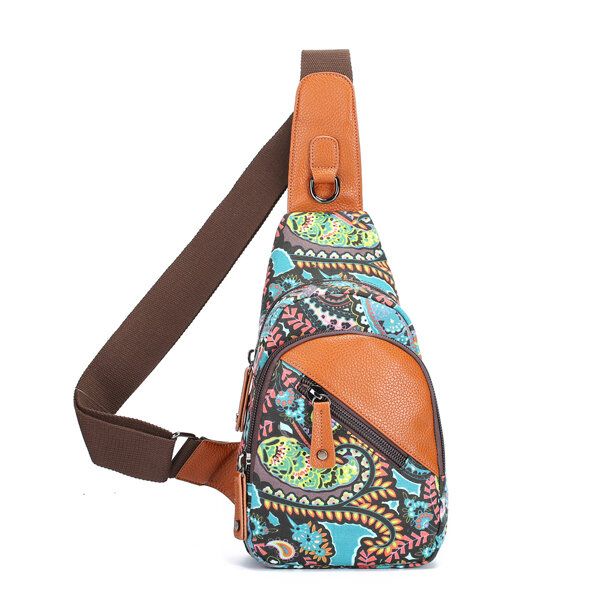 Bolso Bandolera De Hombro Para Mujer Con Luz De Verano Floral Nacional Bolso Bandolera Bandolera