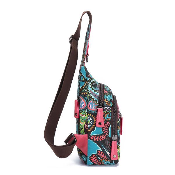 Bolso Bandolera De Hombro Para Mujer Con Luz De Verano Floral Nacional Bolso Bandolera Bandolera