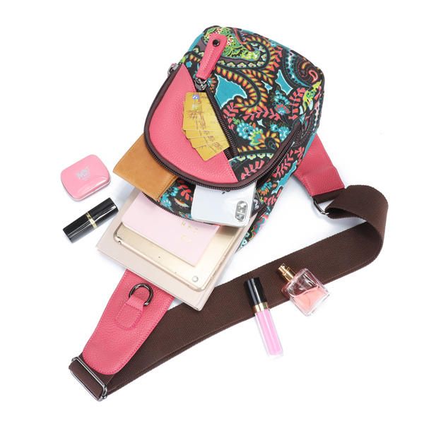 Bolso Bandolera De Hombro Para Mujer Con Luz De Verano Floral Nacional Bolso Bandolera Bandolera