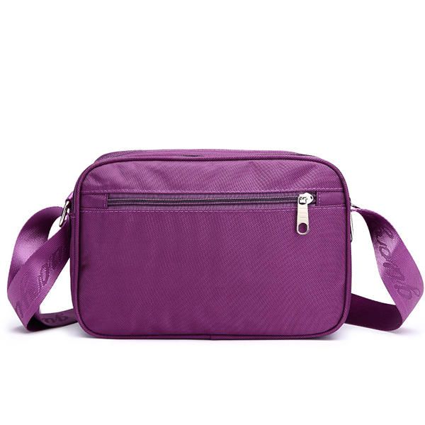 Bolso Bandolera Impermeable Con Estampado De Cuadros Impermeables De Tela Oxford Para Mujer