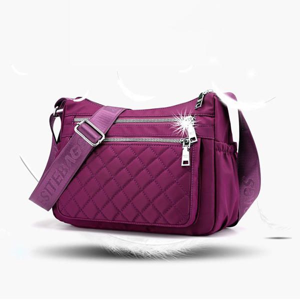 Bolso Bandolera Impermeable Ligero De Nailon Para Mujer Bolso Bandolera