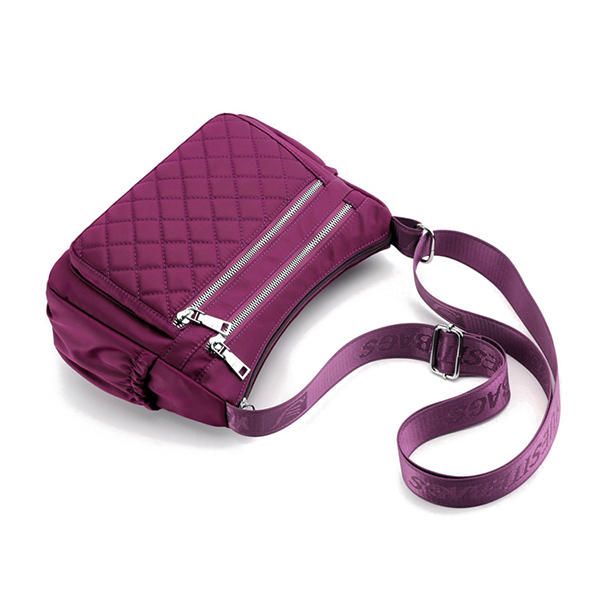 Bolso Bandolera Impermeable Ligero De Nailon Para Mujer Bolso Bandolera