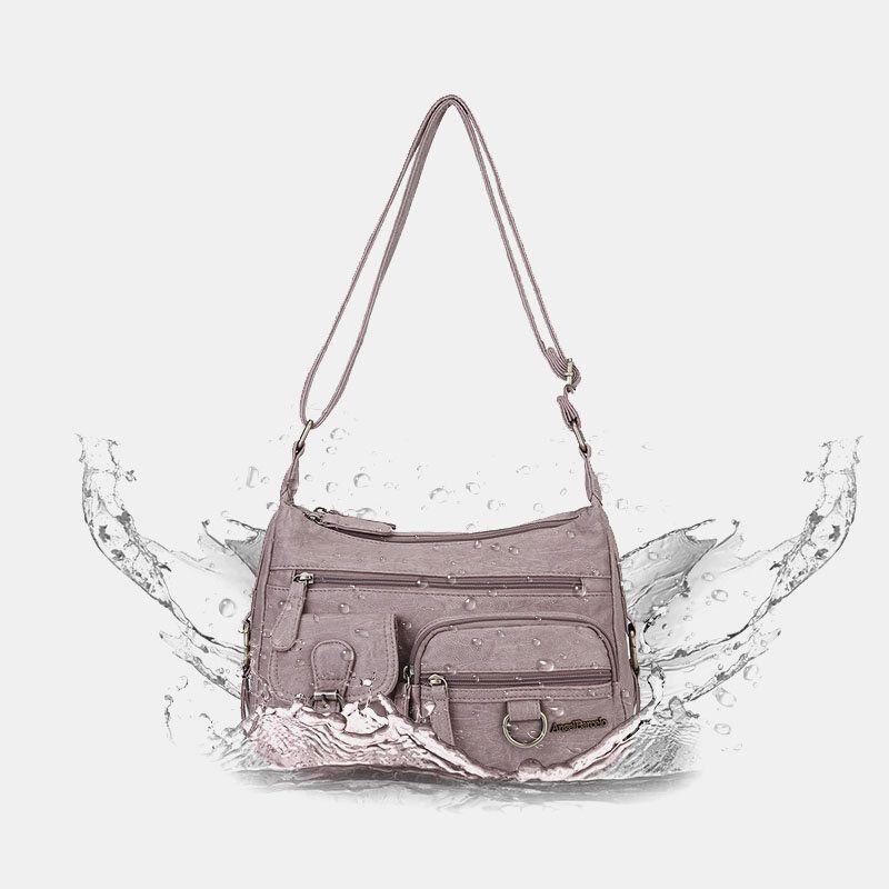 Bolso Bandolera Impermeable Multibolsillos Para Mujer Bolso Bandolera