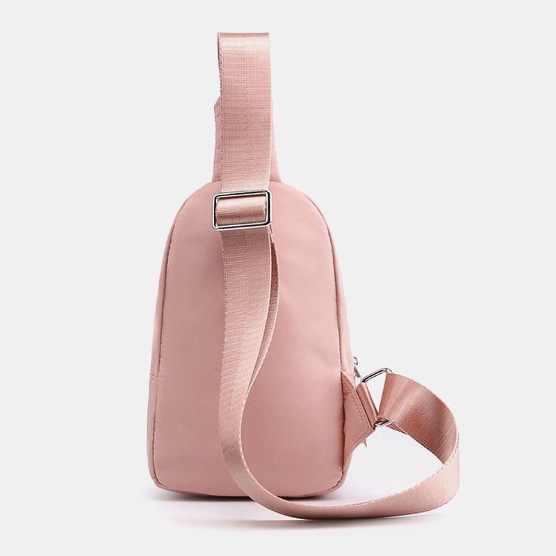 Bolso Bandolera Impermeable De Nailon Para Mujer