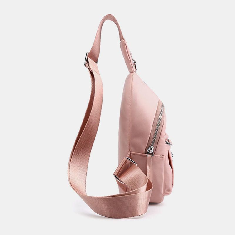 Bolso Bandolera Impermeable De Nailon Para Mujer