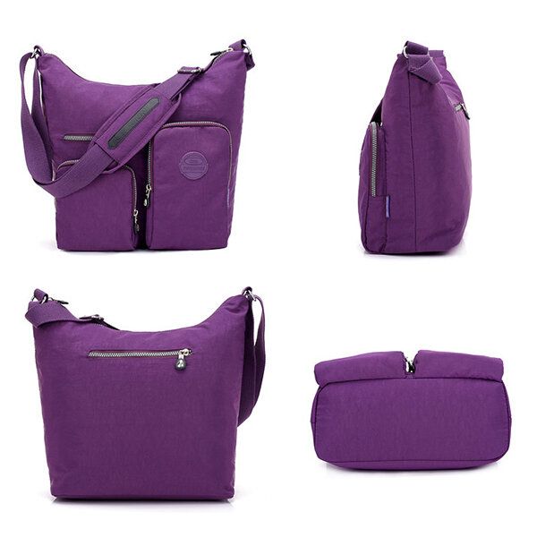 Bolso Bandolera Impermeable De Nailon Para Mujer