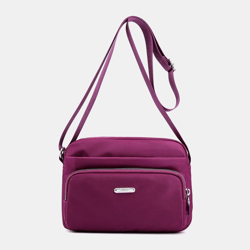 Bolso Bandolera Impermeable De Nailon Para Mujer