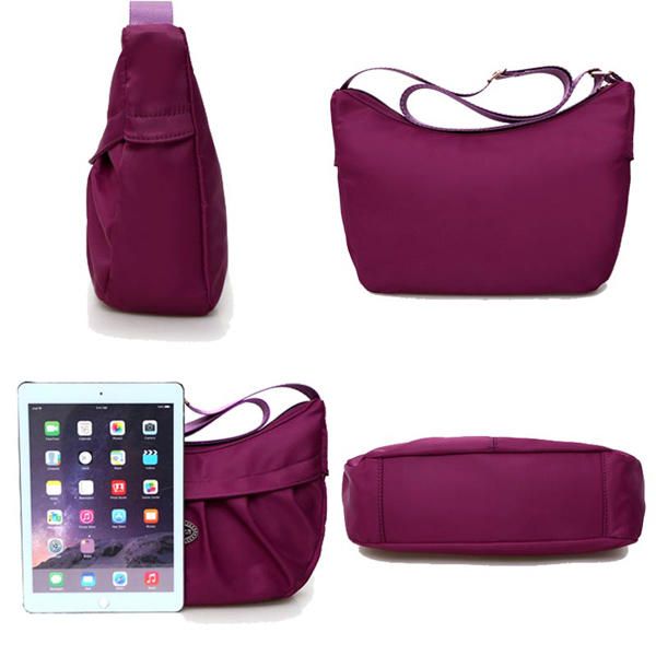 Bolso De Bandolera Impermeable De Nailon Para Mujer