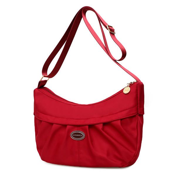 Bolso De Bandolera Impermeable De Nailon Para Mujer