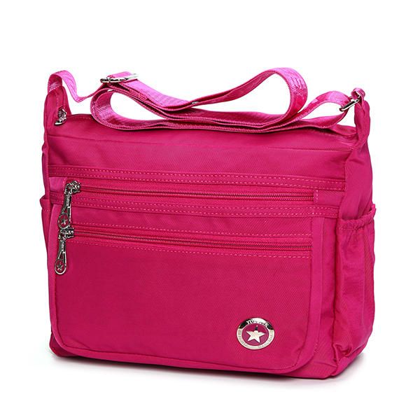 Bolso Bandolera Impermeable De Nailon Para Mujer Bolso Bandolera Informal Al Aire Libre