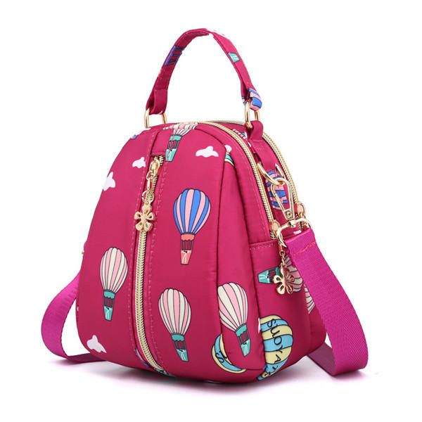 Bolso Bandolera Informal De Nailon Estampado Para Mujer Bolso Bandolera Ligero Bolso De Mano