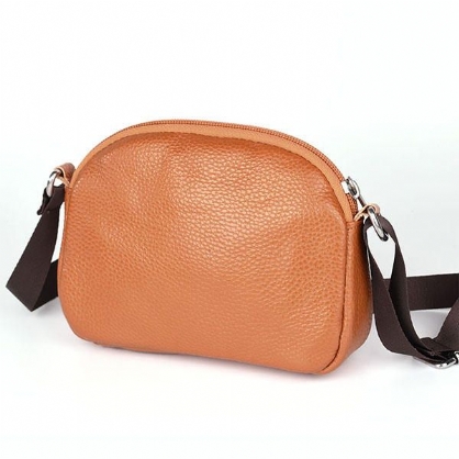 Bolso Bandolera Informal De Piel De Vaca De Cuero Genuino Para Mujer Bolso Bandolera Para Teléfono