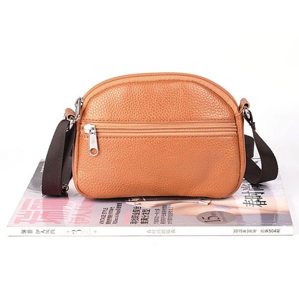 Bolso Bandolera Informal De Piel De Vaca De Cuero Genuino Para Mujer Bolso Bandolera Para Teléfono