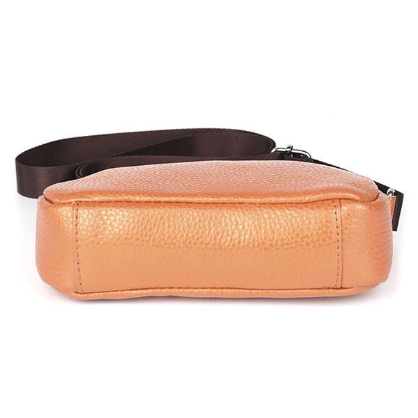 Bolso Bandolera Informal De Piel De Vaca De Cuero Genuino Para Mujer Bolso Bandolera Para Teléfono