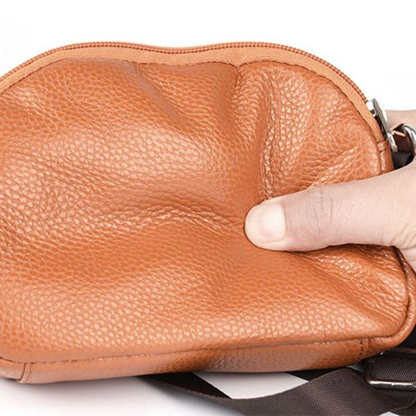 Bolso Bandolera Informal De Piel De Vaca De Cuero Genuino Para Mujer Bolso Bandolera Para Teléfono