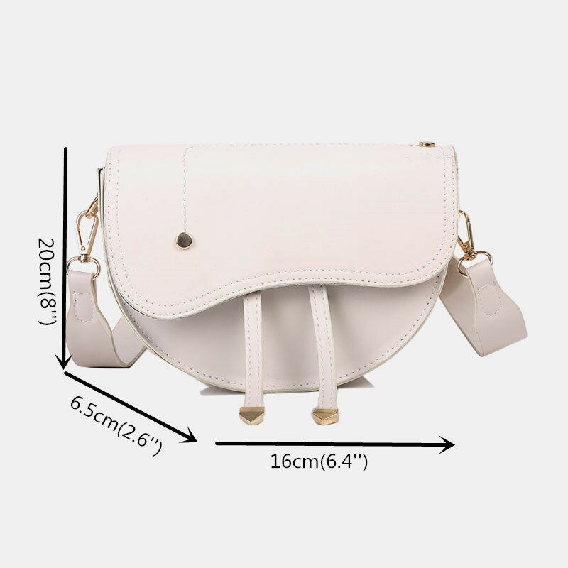 Bolso Bandolera Informal Sólido De Forma Irregular Para Mujer