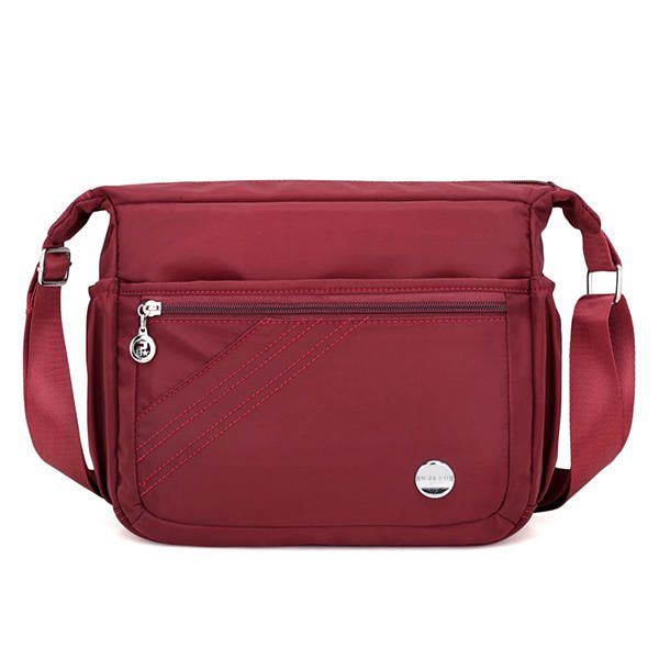 Bolso Bandolera Ligero Impermeable De Nailon Bolso Bandolera De Viaje De Ocio Para Mujer