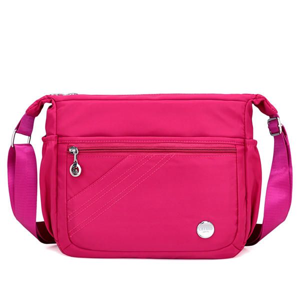 Bolso Bandolera Ligero Impermeable De Nailon Bolso Bandolera De Viaje De Ocio Para Mujer