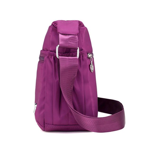 Bolso Bandolera Ligero Impermeable De Nailon Bolso Bandolera De Viaje De Ocio Para Mujer