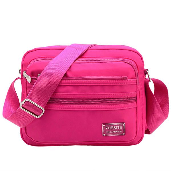 Bolso Bandolera De Moda Impermeable Ligero De Nailon Para Mujer