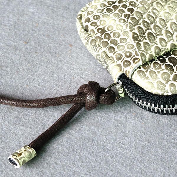 Bolso Bandolera De Monedas Y Llaves Suaves De Estilo Corto De Cuero Genuino Para Mujer