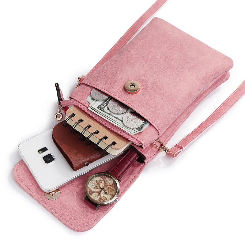 Bolso Bandolera De Mujer Vintage Leisure Phone Purse