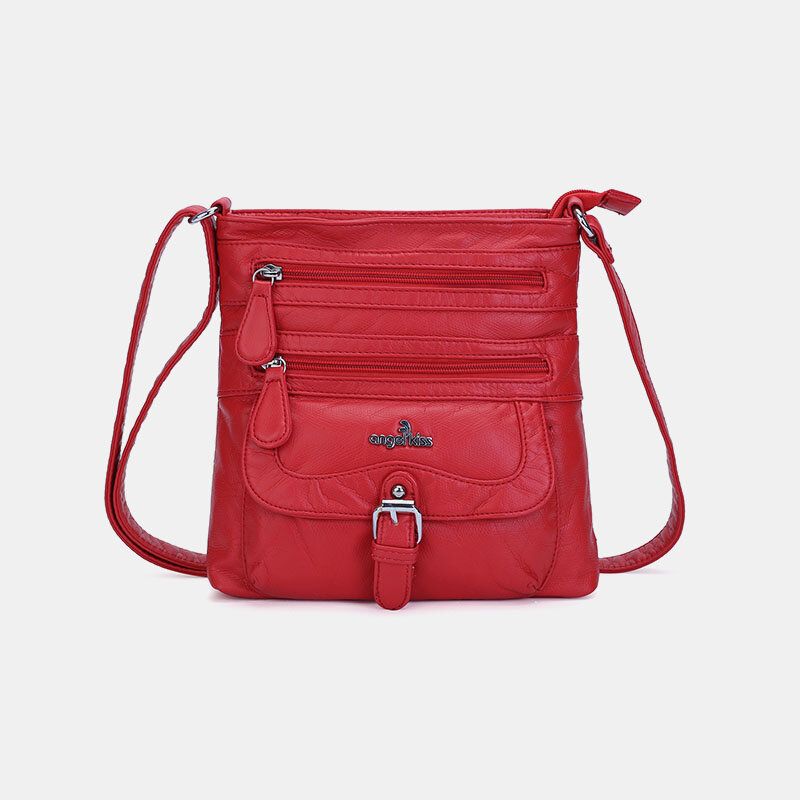 Bolso Bandolera Multibolsillos Antirrobo Impermeable Para Mujer