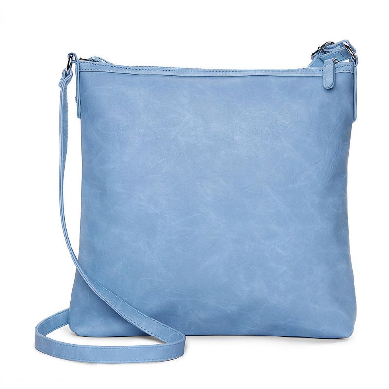 Bolso Bandolera Multibolsillos De Piel Sintética Para Mujer