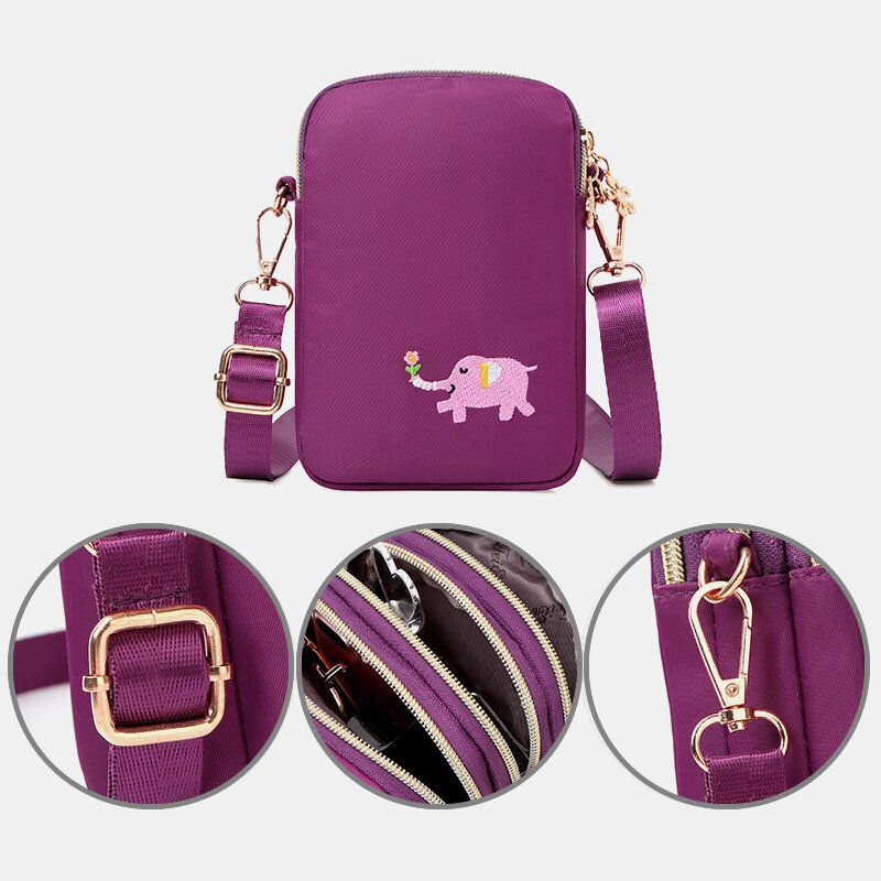 Bolso Bandolera Multifuncional Con Diseño De Mini Elefante Para Mujer Bolso Bandolera Para Teléfono