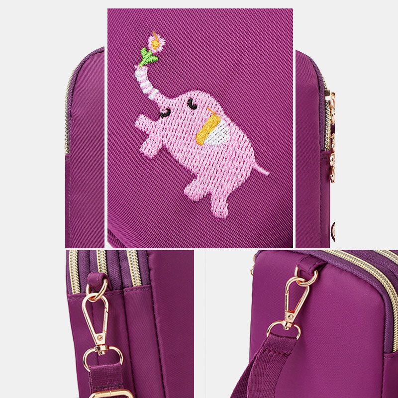 Bolso Bandolera Multifuncional Con Diseño De Mini Elefante Para Mujer Bolso Bandolera Para Teléfono