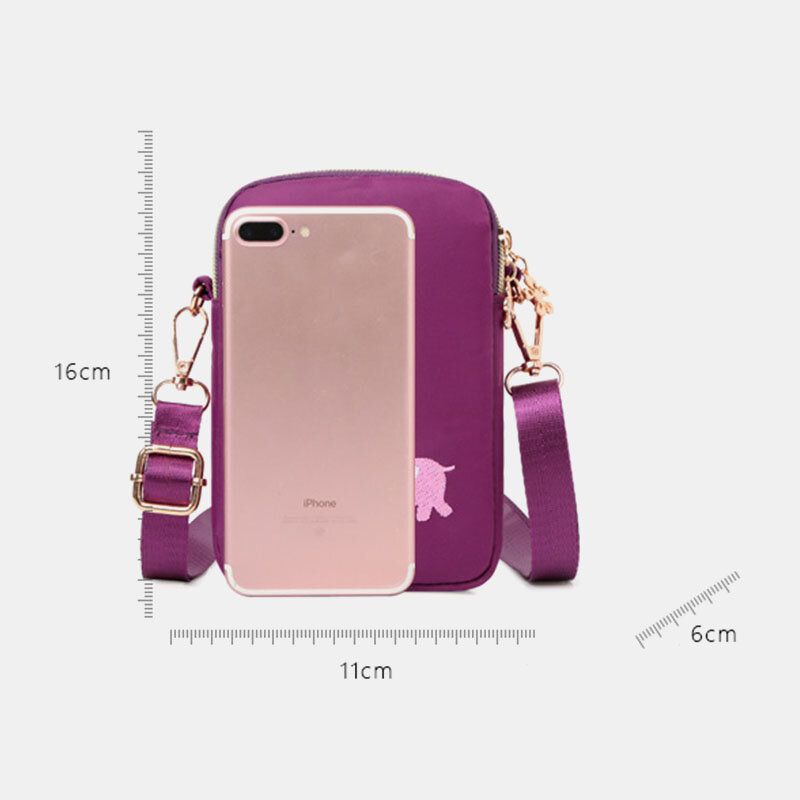 Bolso Bandolera Multifuncional Con Diseño De Mini Elefante Para Mujer Bolso Bandolera Para Teléfono