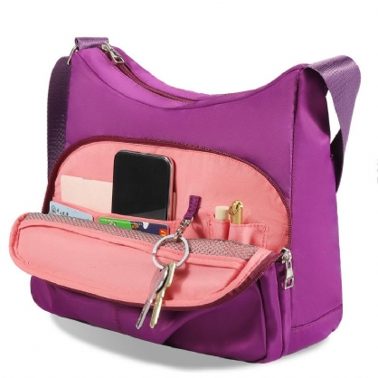 Bolso Bandolera Multifuncional De Gran Capacidad De Nailon De Ocio Para Mujer