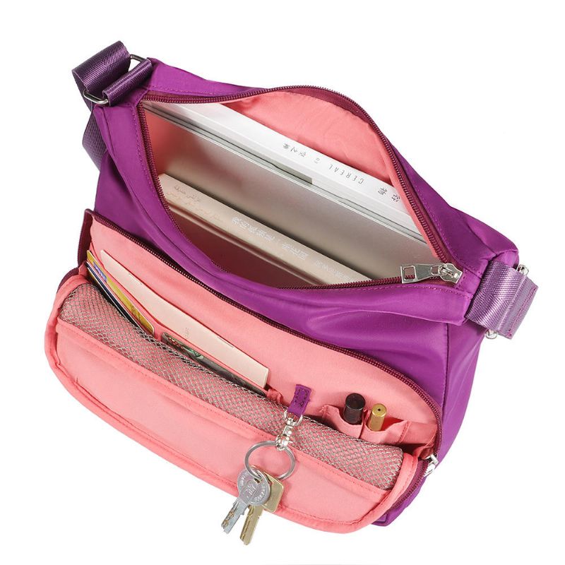 Bolso Bandolera Multifuncional De Gran Capacidad De Nailon De Ocio Para Mujer