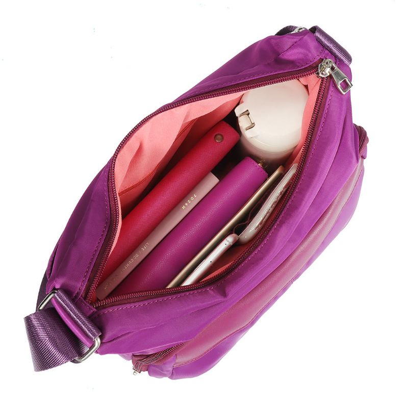 Bolso Bandolera Multifuncional De Gran Capacidad De Nailon De Ocio Para Mujer