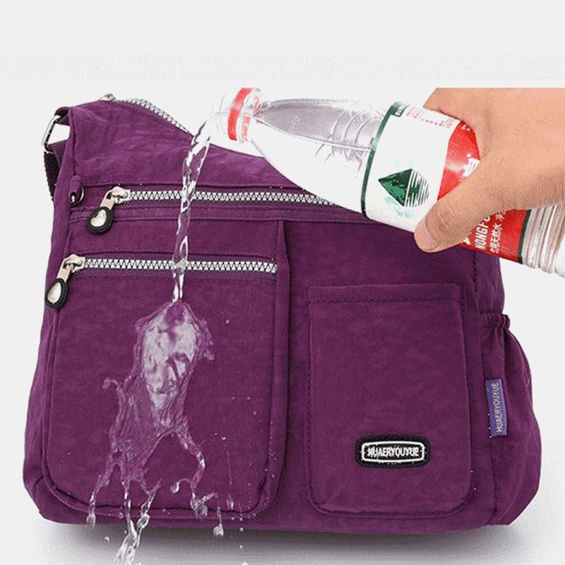 Bolso Bandolera Multifuncional Multicapa Impermeable De Gran Capacidad Para Mujer