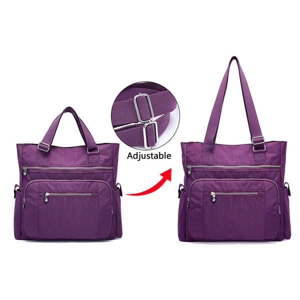 Bolso Bandolera De Nailon Bolso Hombreajero Multifuncional Para Pañales Para Mujer