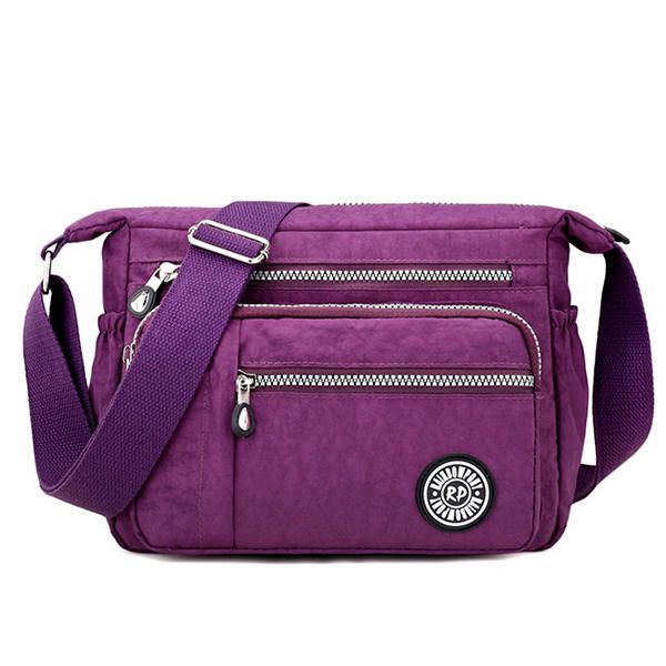 Bolso Bandolera De Nailon Para Mujer Bolso De Hombro Informal Impermeable