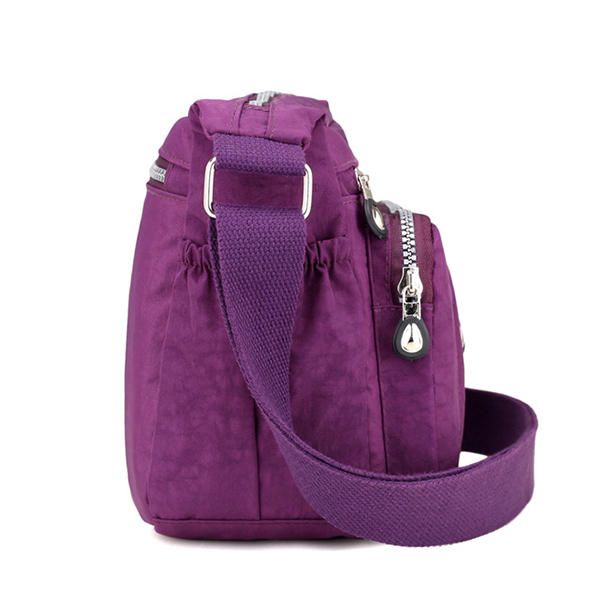 Bolso Bandolera De Nailon Para Mujer Bolso De Hombro Informal Impermeable