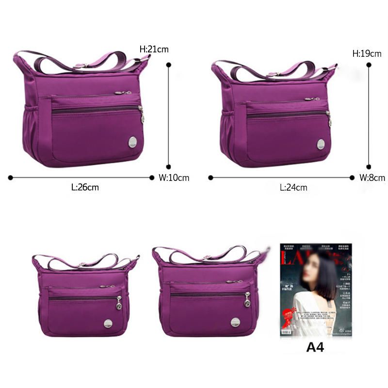 Bolso Bandolera De Nailon Para Mujer Bolso Bandolera Impermeable Para Deportes Al Aire Libre