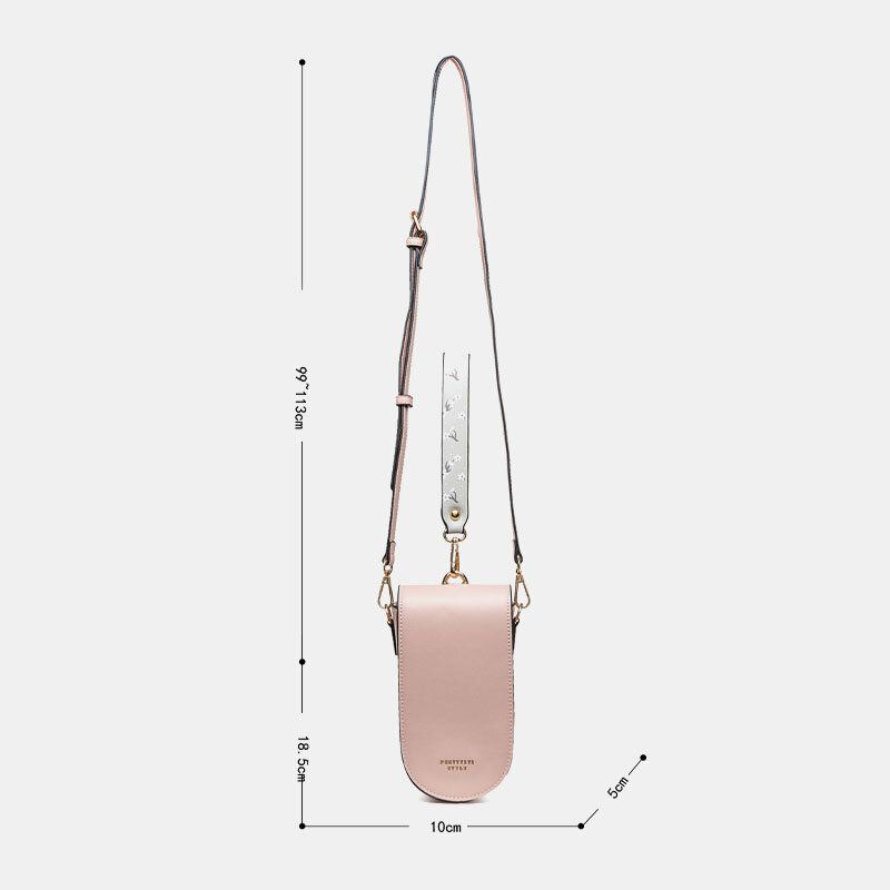 Bolso Bandolera Para Mujer Con 4 Ranuras Para Tarjetas